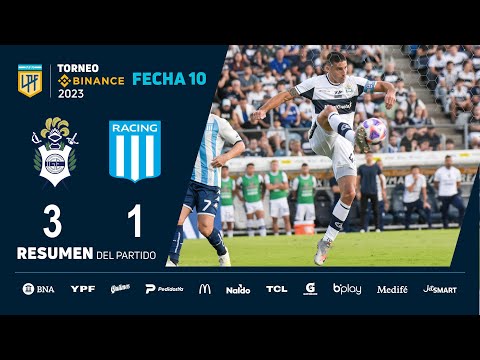 #TorneoBinance 2023 | Fecha 10 | resumen de Gimnasia - Racing