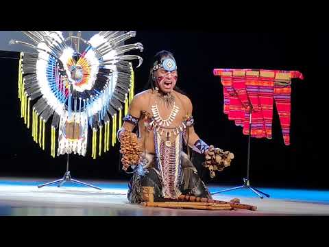 Alexandro Querevalu plays the last mohicans in foshan, China, on June 24, 2018.