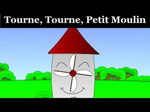 Tourne, tourne, petit moulin     Comptine