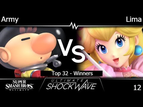USW 12 - VLR | Army (Olimar) vs Lima (Peach) Losers Semifinals - SSBU