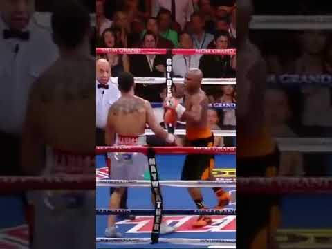 Floyd Mayweather SAVAGE Knockout of Victor Ortiz