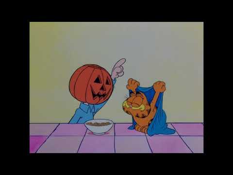 "Garfield's Halloween Adventure" (1985) - 4K scan restoration clip