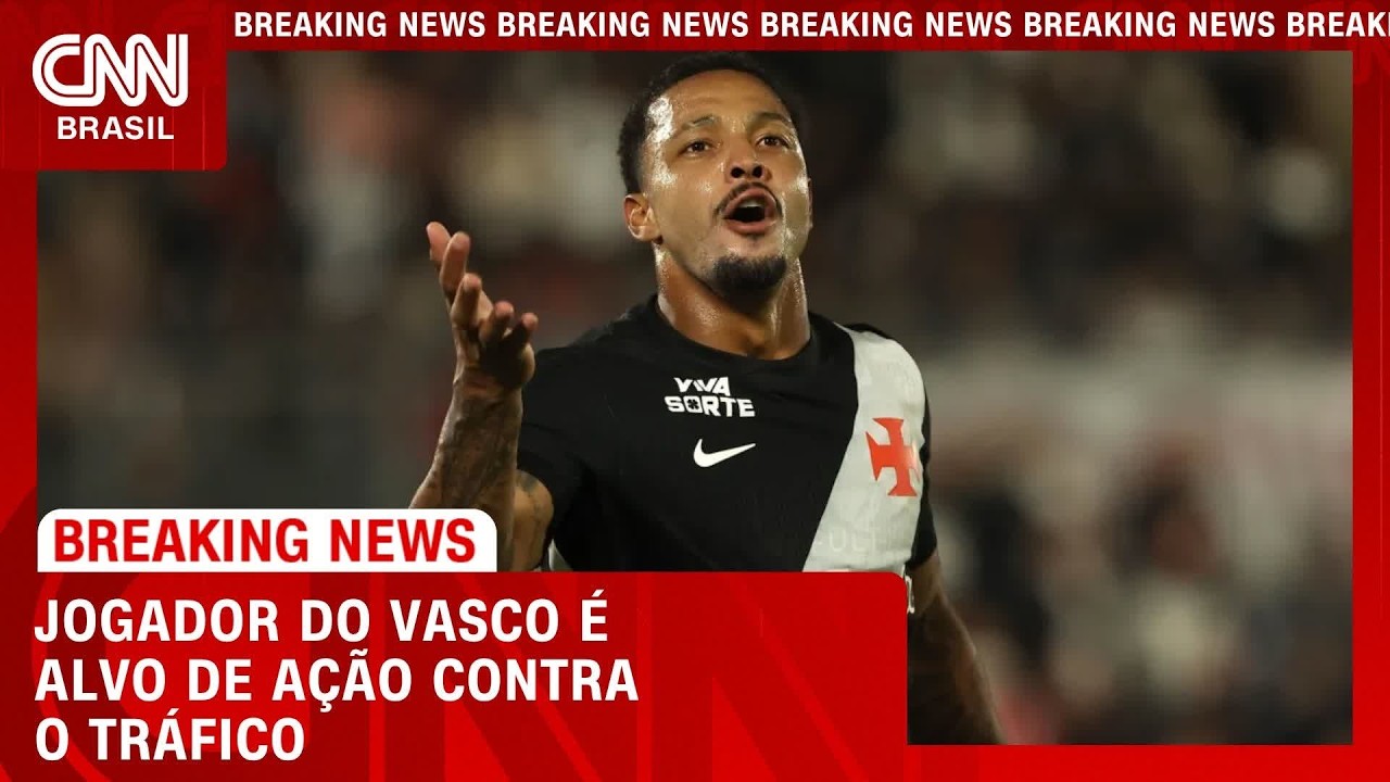 Jogador do Vasco é alvo de operação contra tráfico de drogas e armas no RJ | CNN NOVO DIA