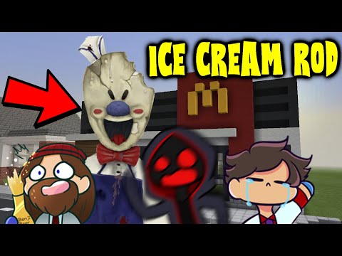 ROD THE ICE SCREAM MAN TAKES US TO HIS PIZZAERIA IN MINECRAFT (WORST PIZZA PLACE EVER)