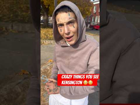 You See crazy Things In Kensington , Philadelphia 😳😳 #addict #dangerous #philadelphia