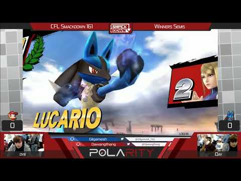 CFL Smackdown 161 WiiU - Dyr (Diddy Kong) vs Day (Lucario) - Winners Semis