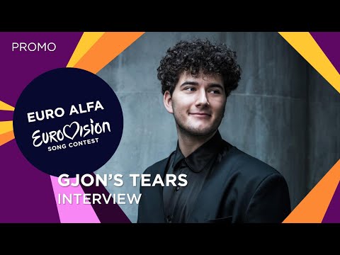 GJON'S TEARS (Switzerland 2021) AT INTERVIEW WITH RAUL (EURO ALFA)