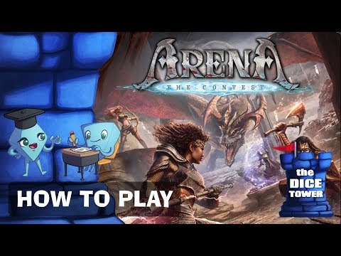 Arena the Contest Board Game - How to Play. By Stella & Tarrant