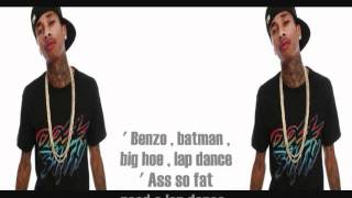 Tyga Lap Dance Lyrics On Screen
