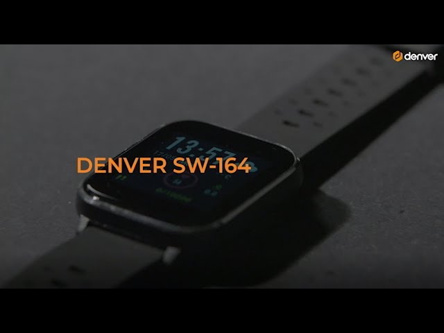 Smartwatch Bluetooth Denver SW-164 nero video