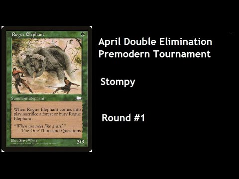 April Premodern Double Elimination Tournament Stompy vs Goblins Round 1