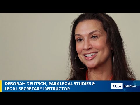 Paralegal Studies Instructor: Deborah Deutsch