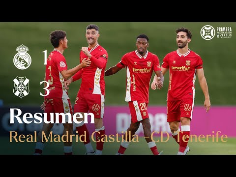 CD Tenerife | Resumen del Real Madrid Castilla - CD Tenerife (J. 5, Primera Federación 25/26)