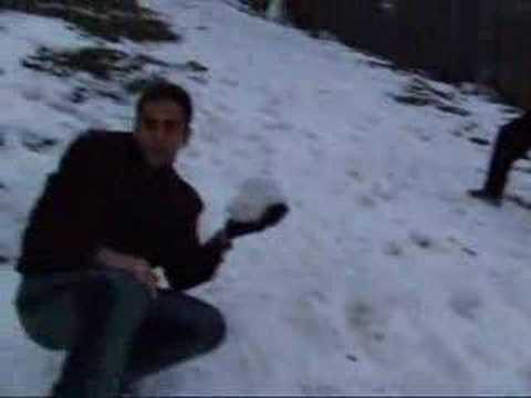 Bolada de neve no Saulo