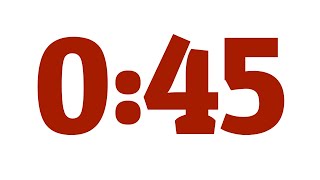 45 Second Countdown Timer (with alarm)