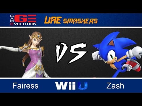 Game Evolution 2015 SSB4: Zash (Sonic) vs Fairess (Zelda) - LF