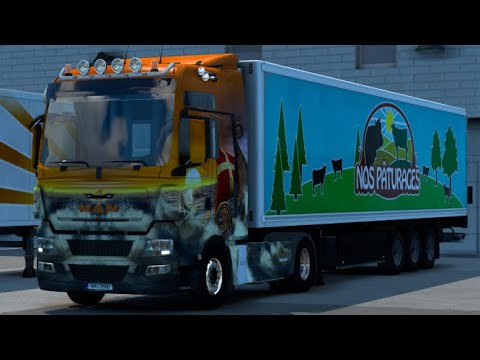 Ets2 1.40 / MAN TGX 18.480 / Bourges (F) - Reims (F) / Promods 2.55