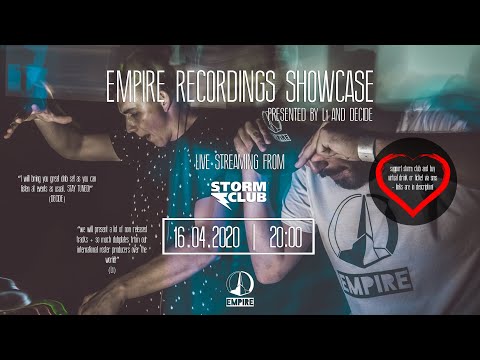 Storm Club online w/ Empire Label Showcase w/ L1 & Decide