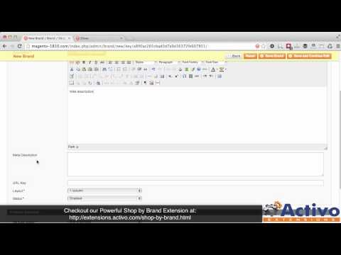 Shop by Brand Magento Extension
