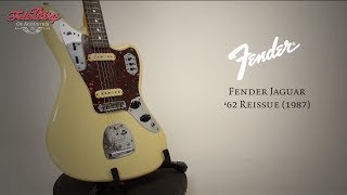 Video thumbnail for TFOA review - Fender Jaguar '62 Reissue 1987 by The Fellowship of Acoustics