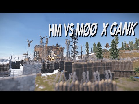 HM vs MØØ x GANK | 1000 ROCKET RAID DEFENSE | 12 VS 30