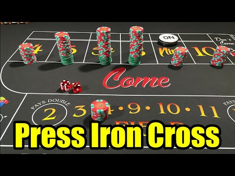 How to Press and Win with the Iron Cross Craps Strategy