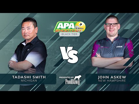John Askew VS Tadashi Smith - 2022 APA 9-Ball Shootout Finals - Black Tier