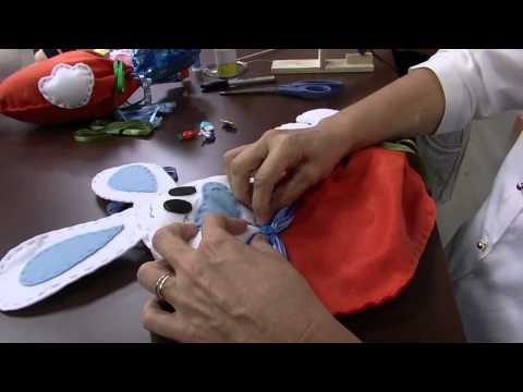 Mulher.com 05/03/2014 Rosemary Ansante - Coelho porta ovo Parte 2/2