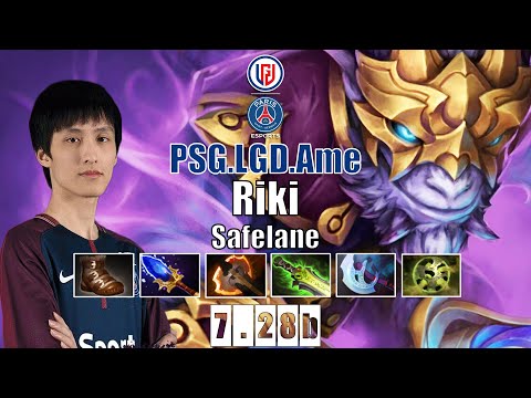 Riki Safelane | PSG.LGD.Ame | INSANE 20 KILLS RIKI | 7.28b Gameplay Highlights
