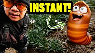 how to INSTANTLY get rid of worm castings in your lawn!