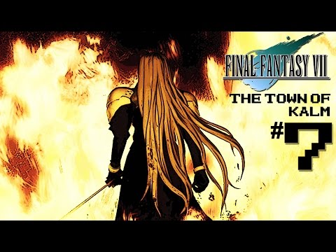 Final Fantasy VII Platinum Trophy Gameplay Walkthrough Part 7 - The Town of Kalm