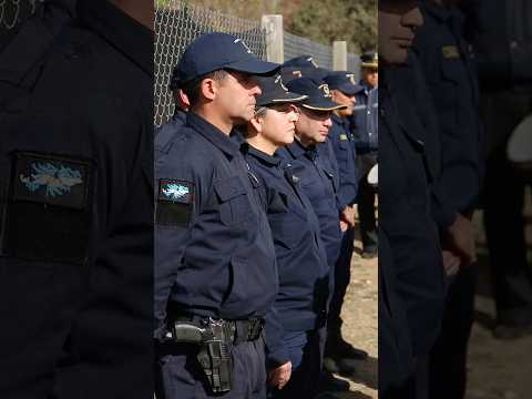 Personal policia de la UROP 6 y 3 (Villa de Merlo y Concarán) que recibió su decreto de ascenso.