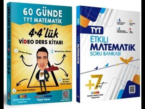 60 Günde TYT Matematik Video Ders Kitabı ve Soru Bankası