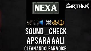 Download lagu Apsara aali 🎧sound check ❤️‍🔥clean and clear voice 🦅private mix 96#dj #musicstyle  #music #longvideo mp3