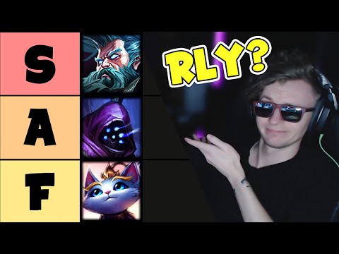 League of Legends 12.11 Champion Tier List | Shifu1 Reacts