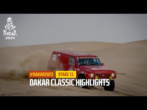 ダカール・ラリー2023 クラシッククラスのステージ11ハイライト動画