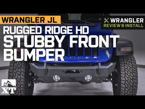 Jeep Wrangler JL Rugged Ridge HD Stubby Front Bumper Review & Install