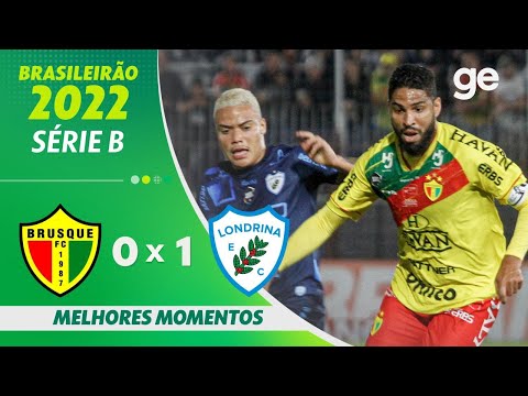 Gols e lances de Brusque x Londrina