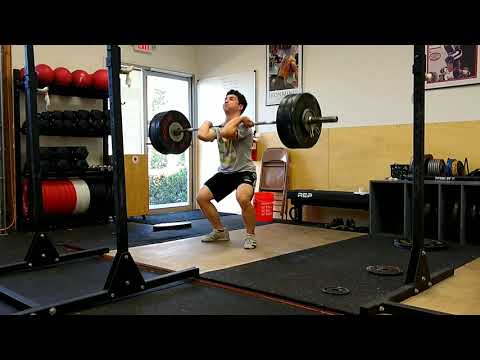145kg clean and jerk