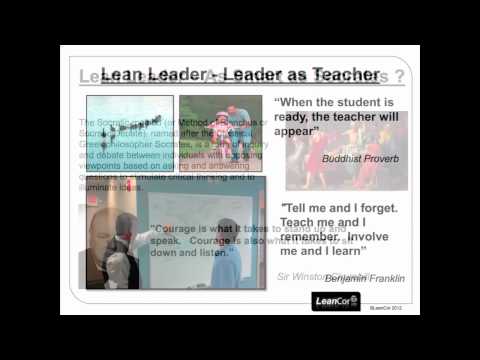 Shingo Webinar: Robert Martichenko - Lean Leadership
