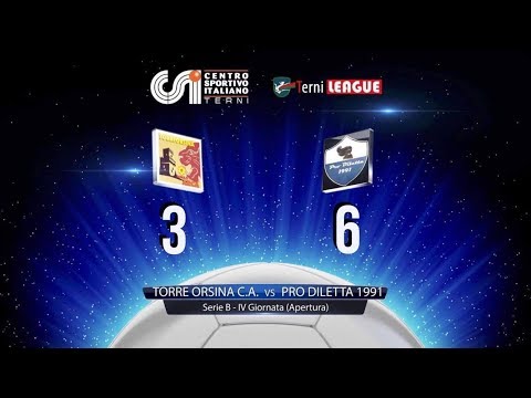 [ Serie B ] Torre Orsina Conad Arca - Pro Diletta 1991 (Calcio a 7)