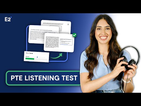 Full PTE Listening Sample Test with Answers 2024