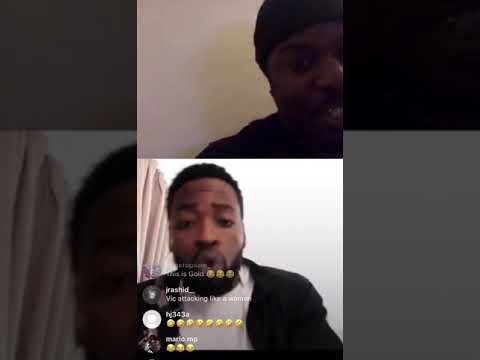 Vic Santoro Disses J Spades On Live P2 🥊 #ItsAllJustEntertainment