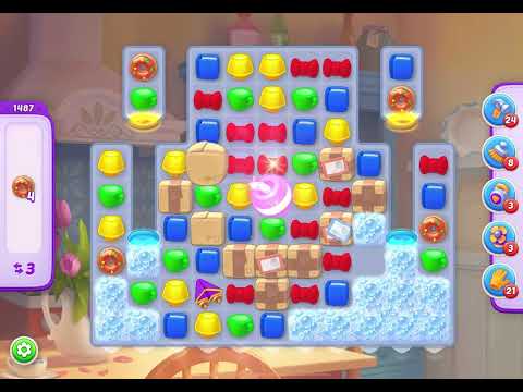 Homescapes Level 1487 Hard NO BOOSTERS