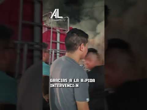 🔥 Incendio frente al Parque Central de Nueva Concepción 🇬🇹#NuevaConcepción #Escuintla #Incendio