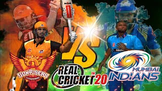 SRh vs MI - Sunrisers Hyderabad vs Mumbai Indians IPL Match 55 Highlights Real Cricket 20