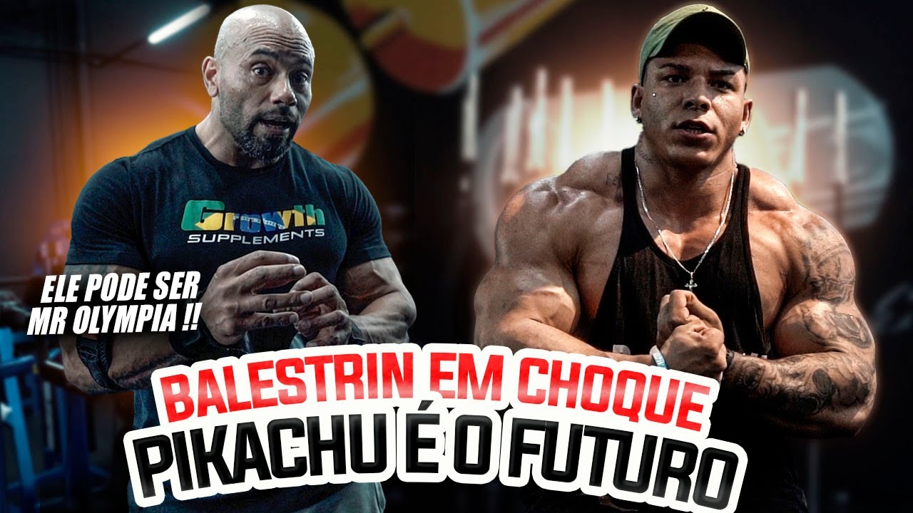 BALESTRIN FICOU IMPRESSIONADO COM O PIKACHU - ELE PODE SER MR OLYMPIA