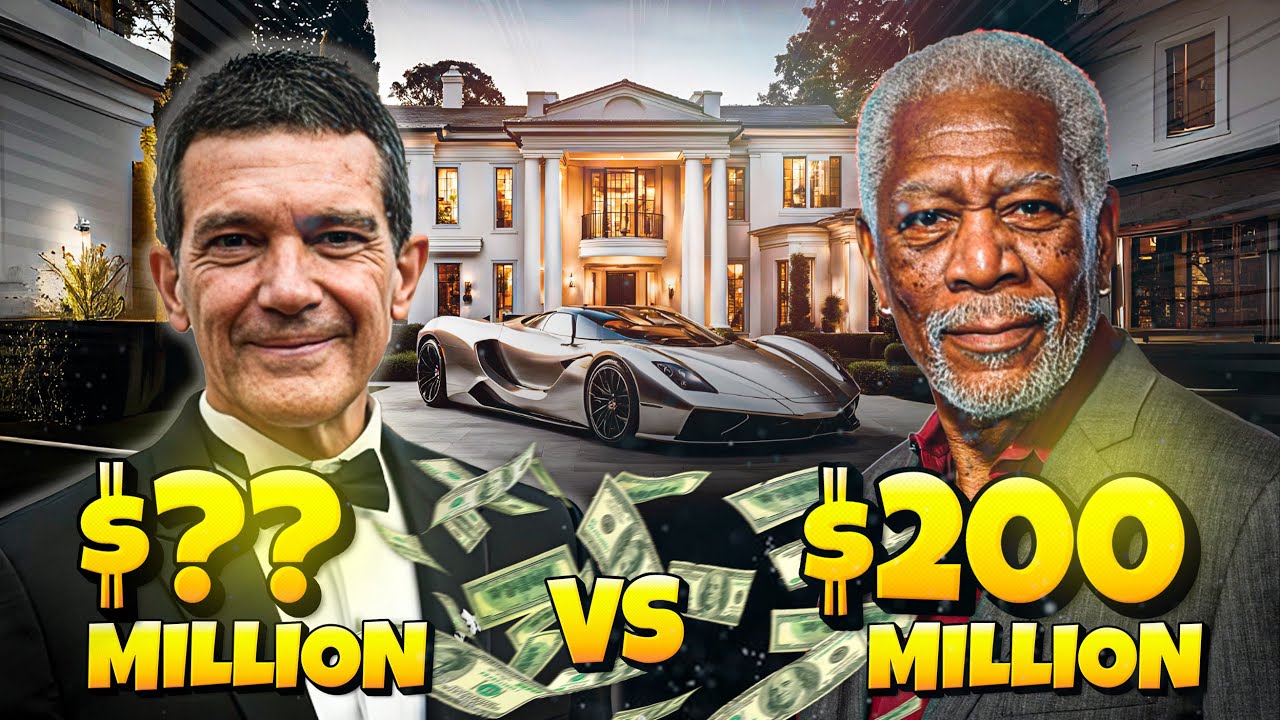Morgan Freeman vs Antonio Banderas - Which Actor is Richer?