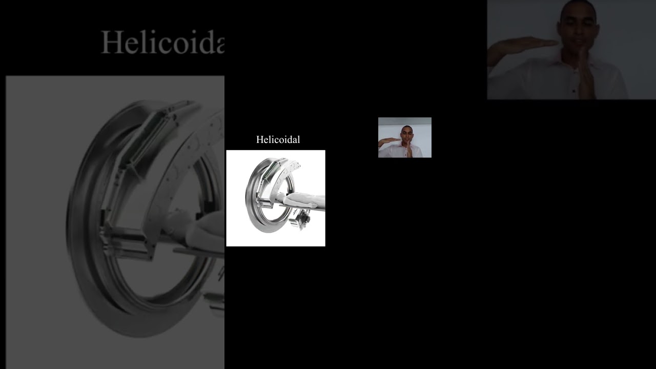 Diferença do Axial para o Helicoidal          #tomografia