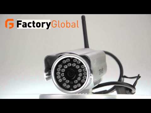 Wired&Wireless outdoor IP Camera ,30-LED&IR Night Vision,640 x 480,1/4CMOS, waterproof IC IP602W